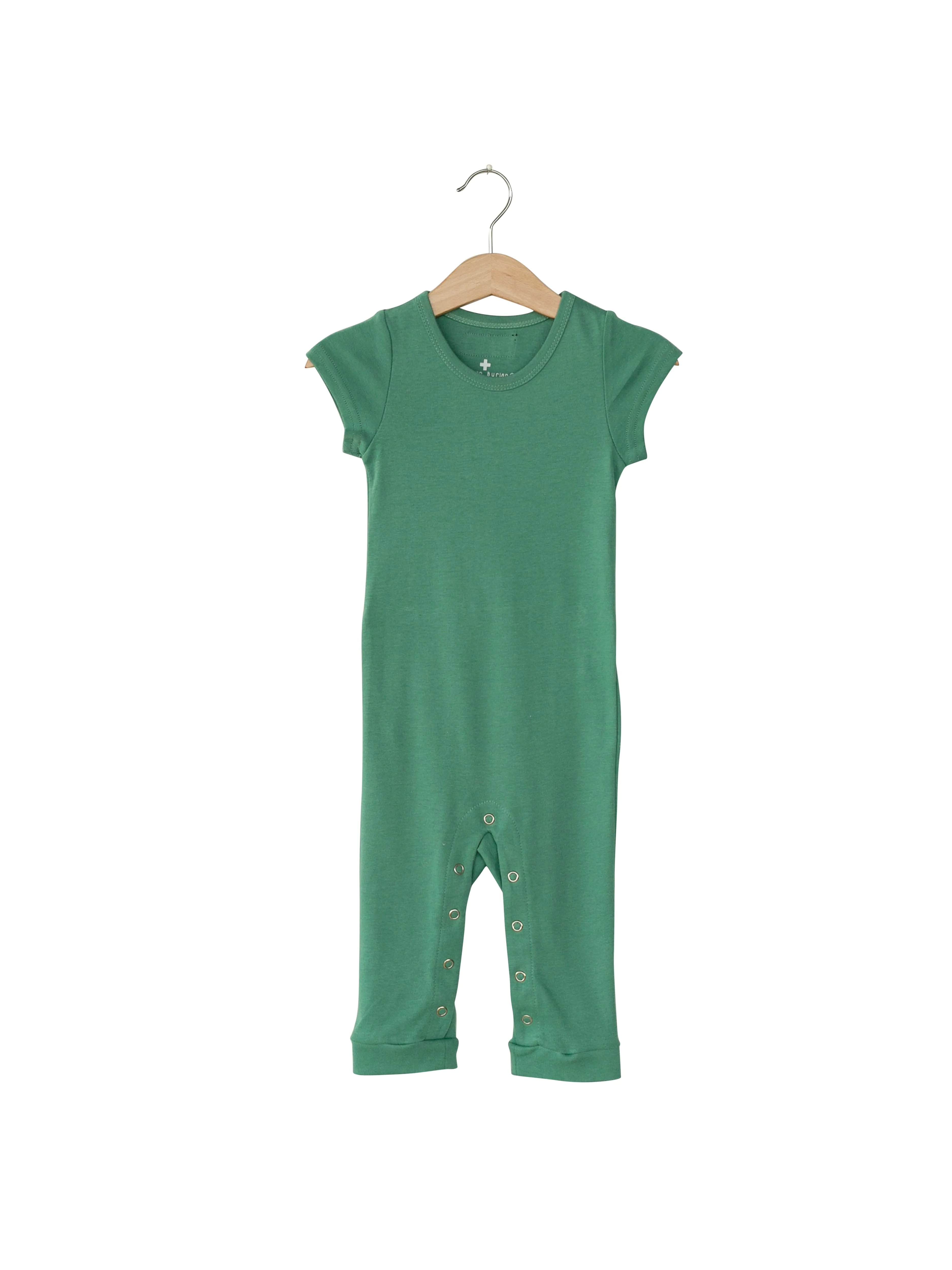 Organic Short Sleeve Jumpsuit with Explorer Back -  Colors