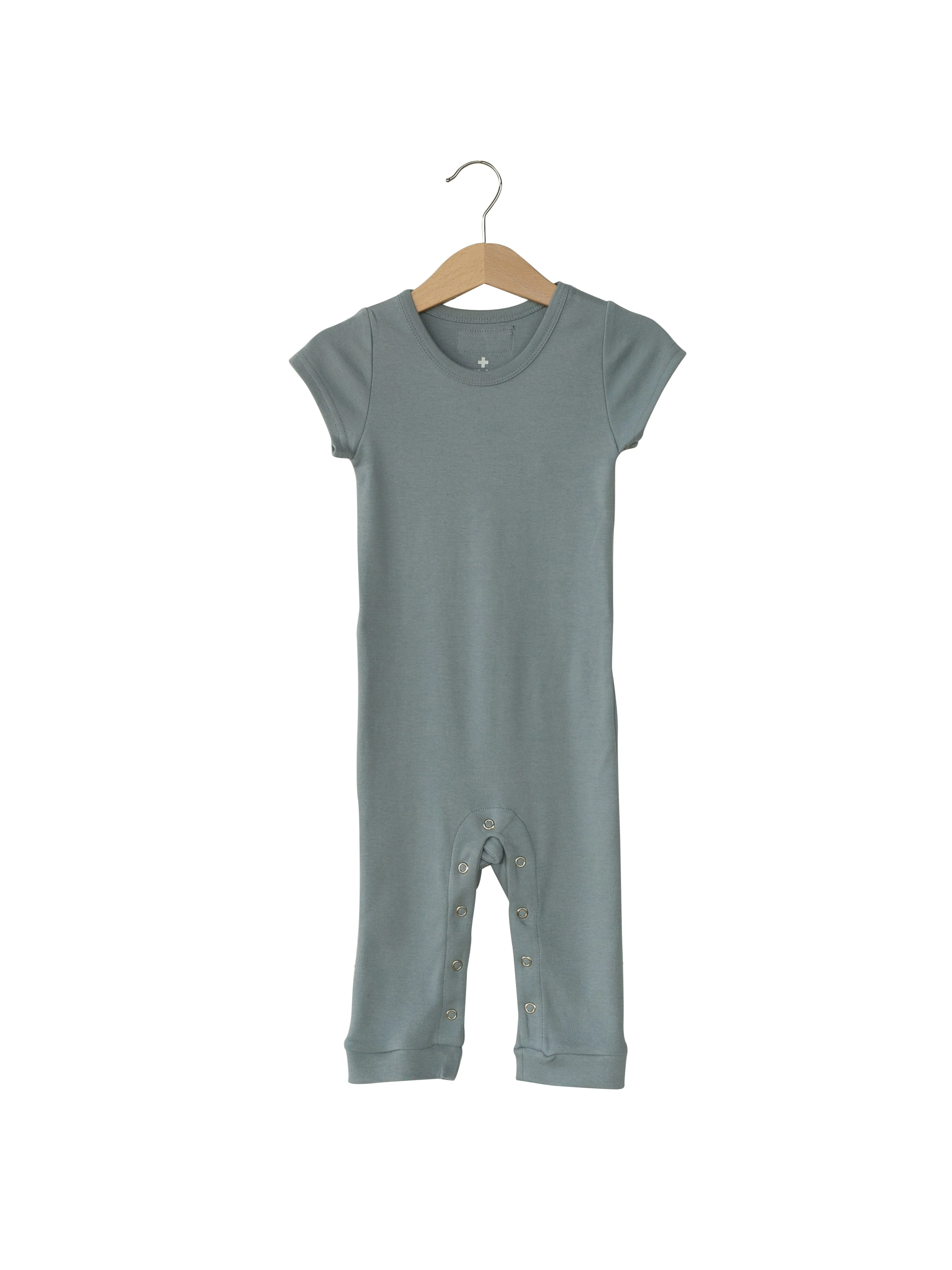 Organic Short Sleeve Jumpsuit with Explorer Back -  Colors