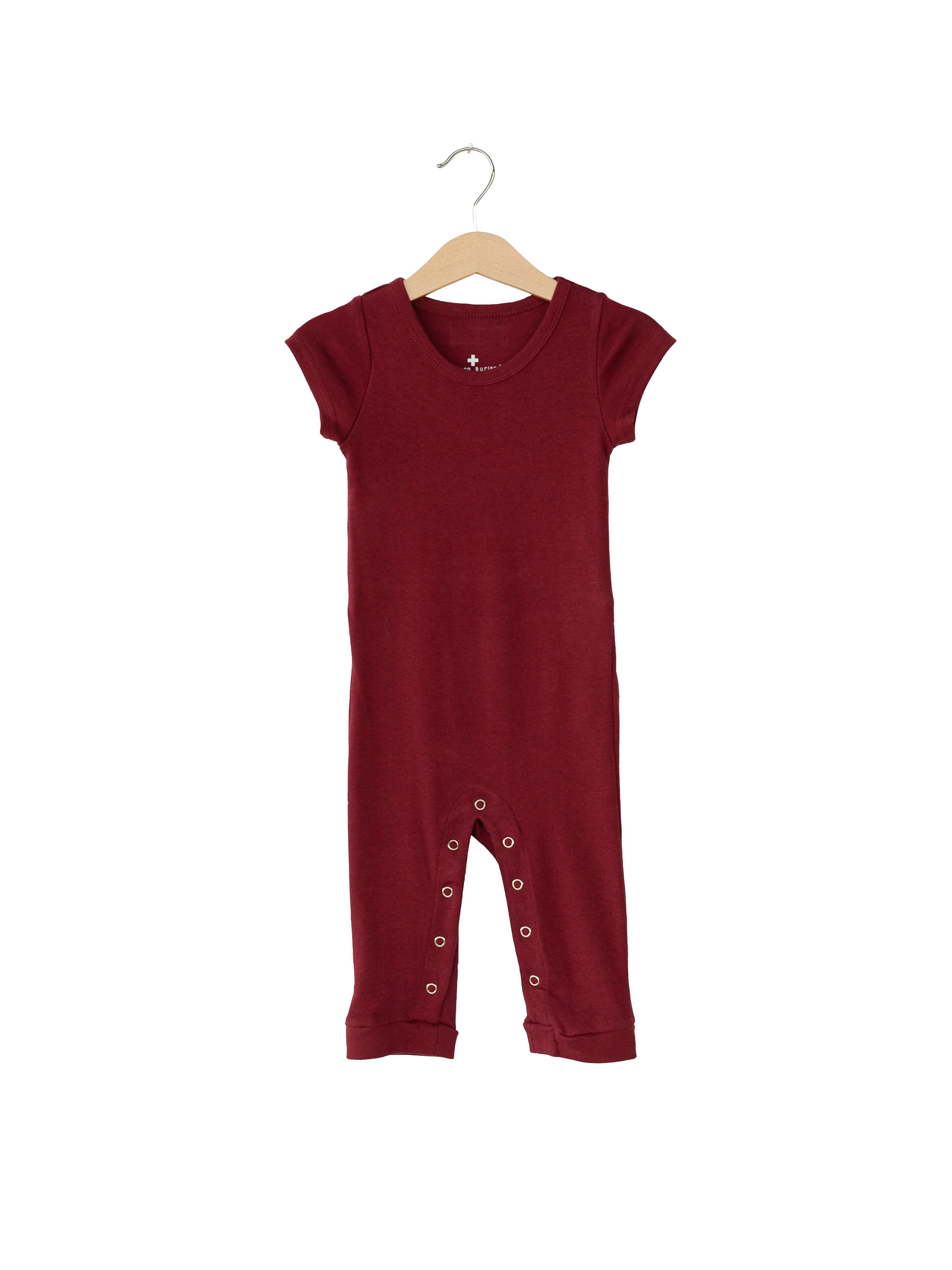 Organic Short Sleeve Jumpsuit with Explorer Back -  Colors