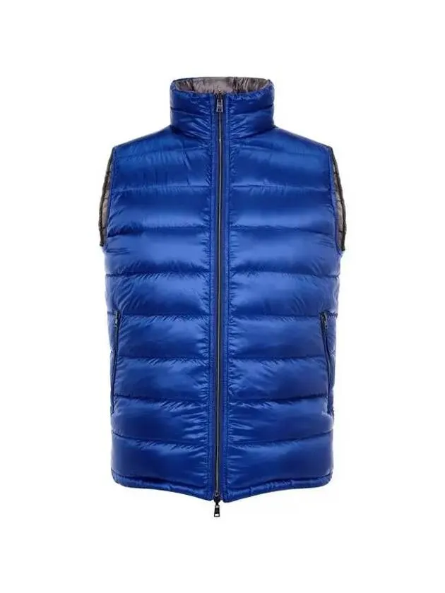 Overseas Station Season Big Chance 8 18 Men s Reversible High Neck Goose Down Padding Vest Blue 270156