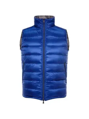 Overseas Station Season Big Chance 8 18 Men s Reversible High Neck Goose Down Padding Vest Blue 270156