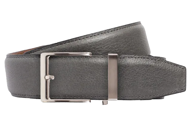 Pebble Grey, 40mm Strap, Dress Belt