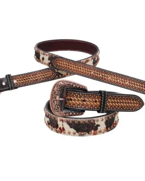 Peppered Cowhide Belt