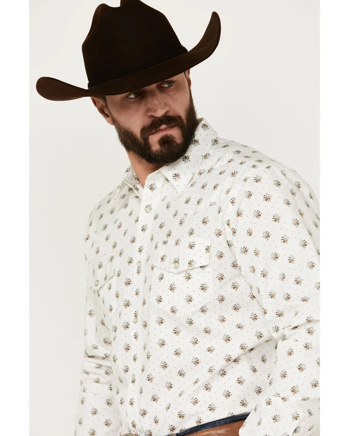 Product Name:  Gibson Trading Co Men's Conrad Floral Print Long Sleeve Pearl Snap Western Shirt