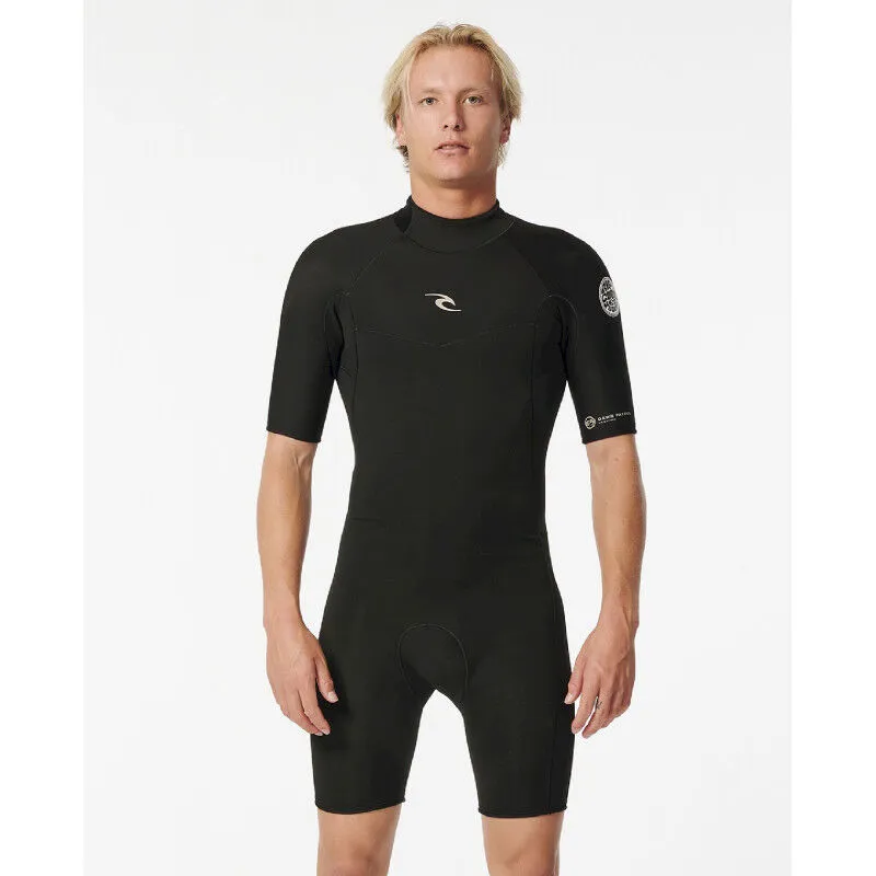 Rip Curl  Dawn Patrol Short Sleeve 2/2 mm Back Zip Springsuit - Mute da surf - Uomo