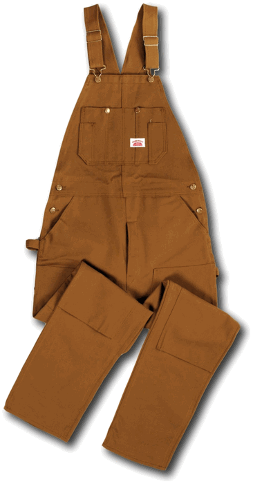 Sale: Extra Heavy Duty Brown Cotton Duck Overall by ROUND HOUSE Made in USA 83