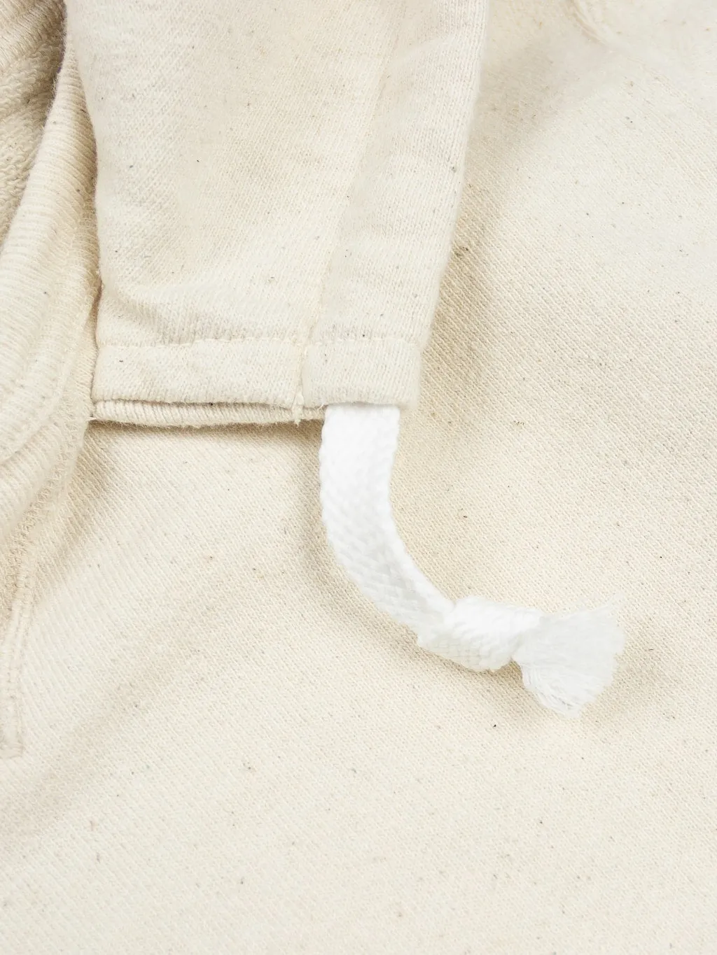 Samurai Jeans SWS-SC02 Japanese Cotton Hoody Natural