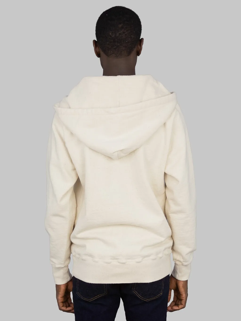 Samurai Jeans SWS-SC02 Japanese Cotton Hoody Natural