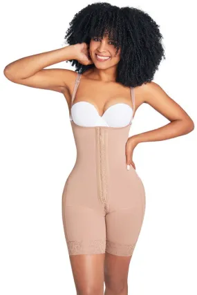 Short Bodyshaper W/ Covered Back & Perineal Zipper