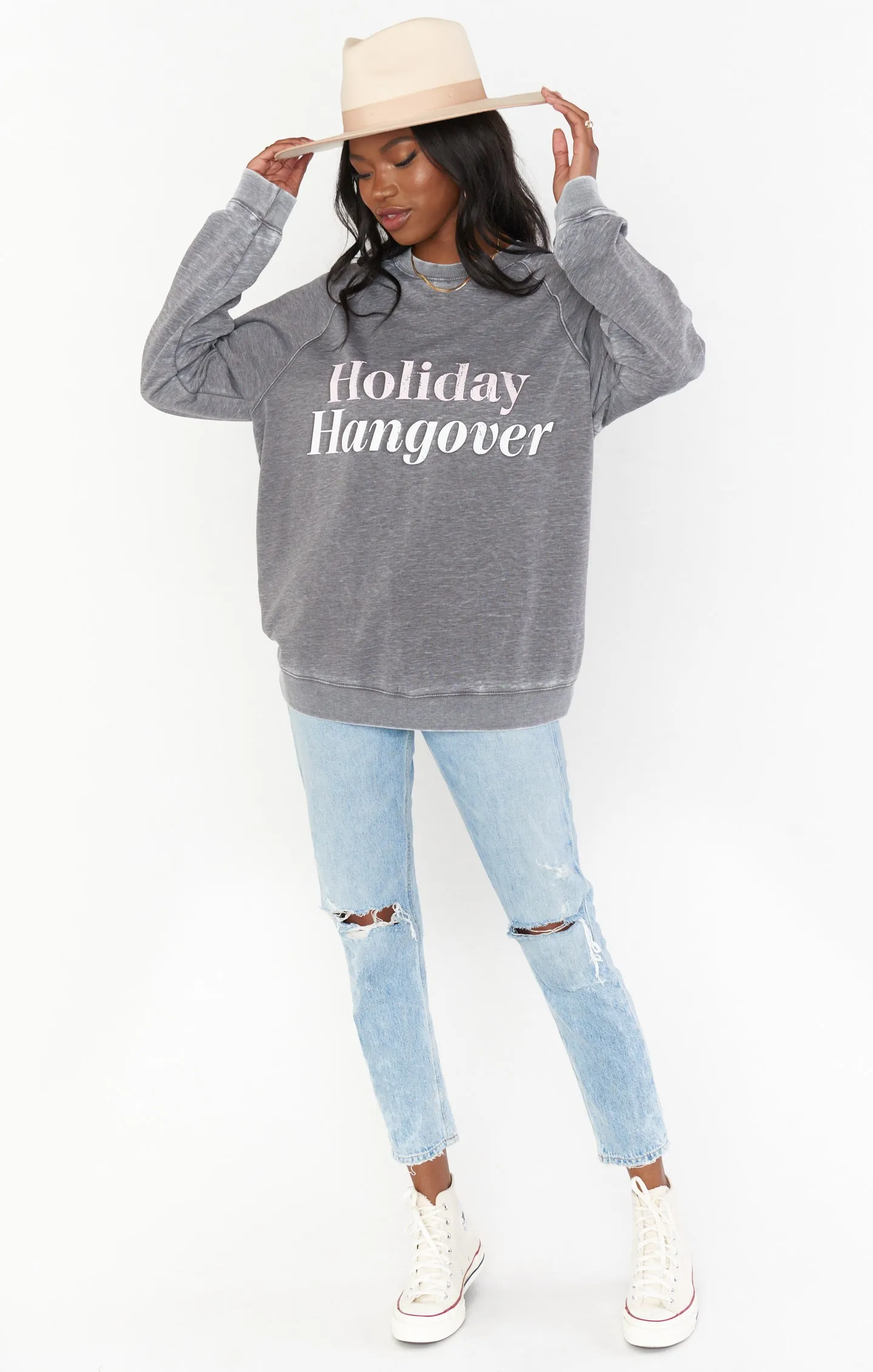 Simon Pullover ~ Holiday Hangover Graphic