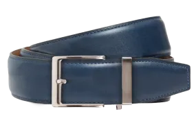 Smooth Denim, 40mm Strap, Dress Belt