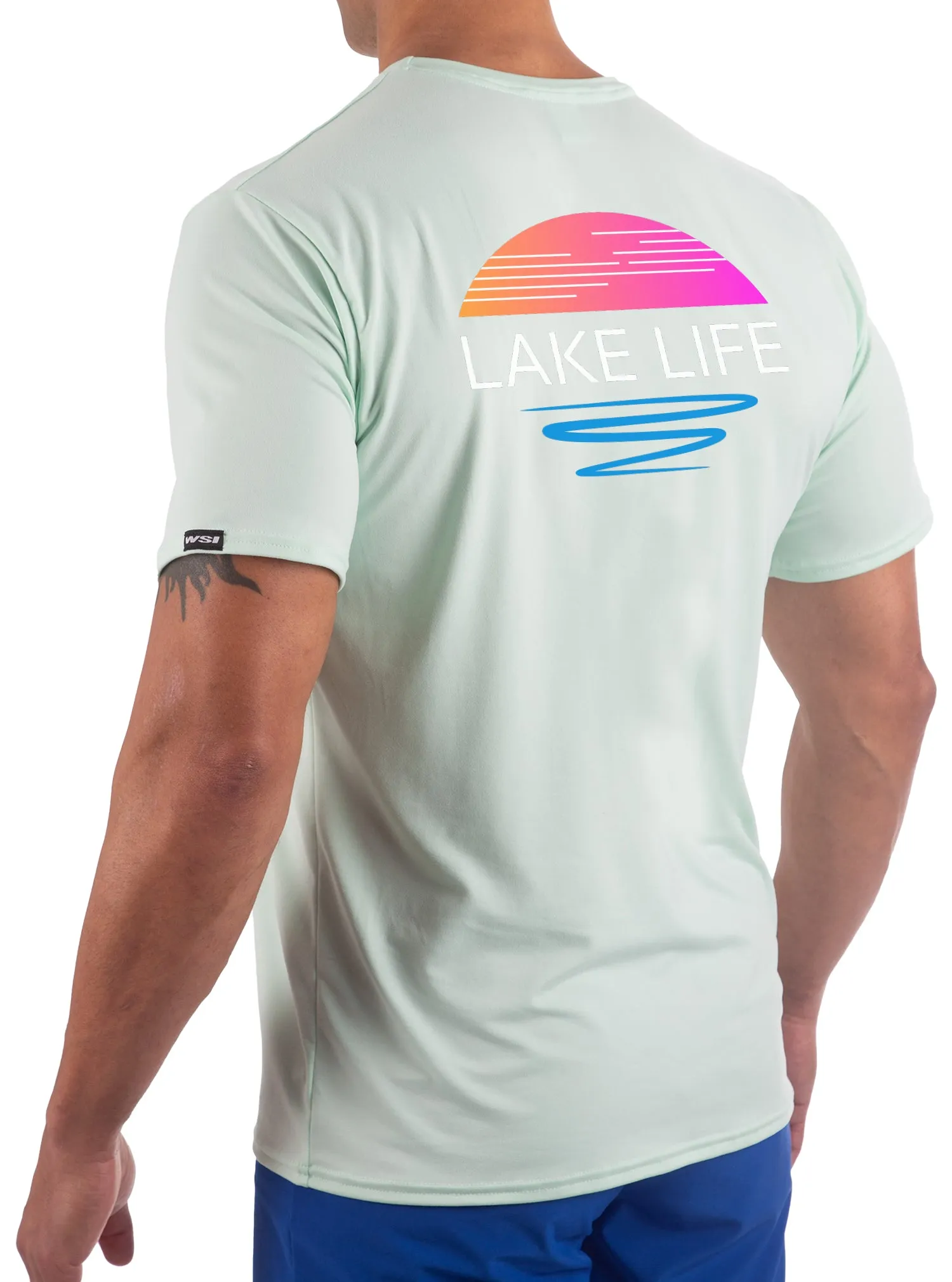 SoftTECH Short Sleeve Tee Lake Life Back