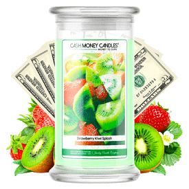 Strawberry Kiwi Splash Money Candles Made in USA