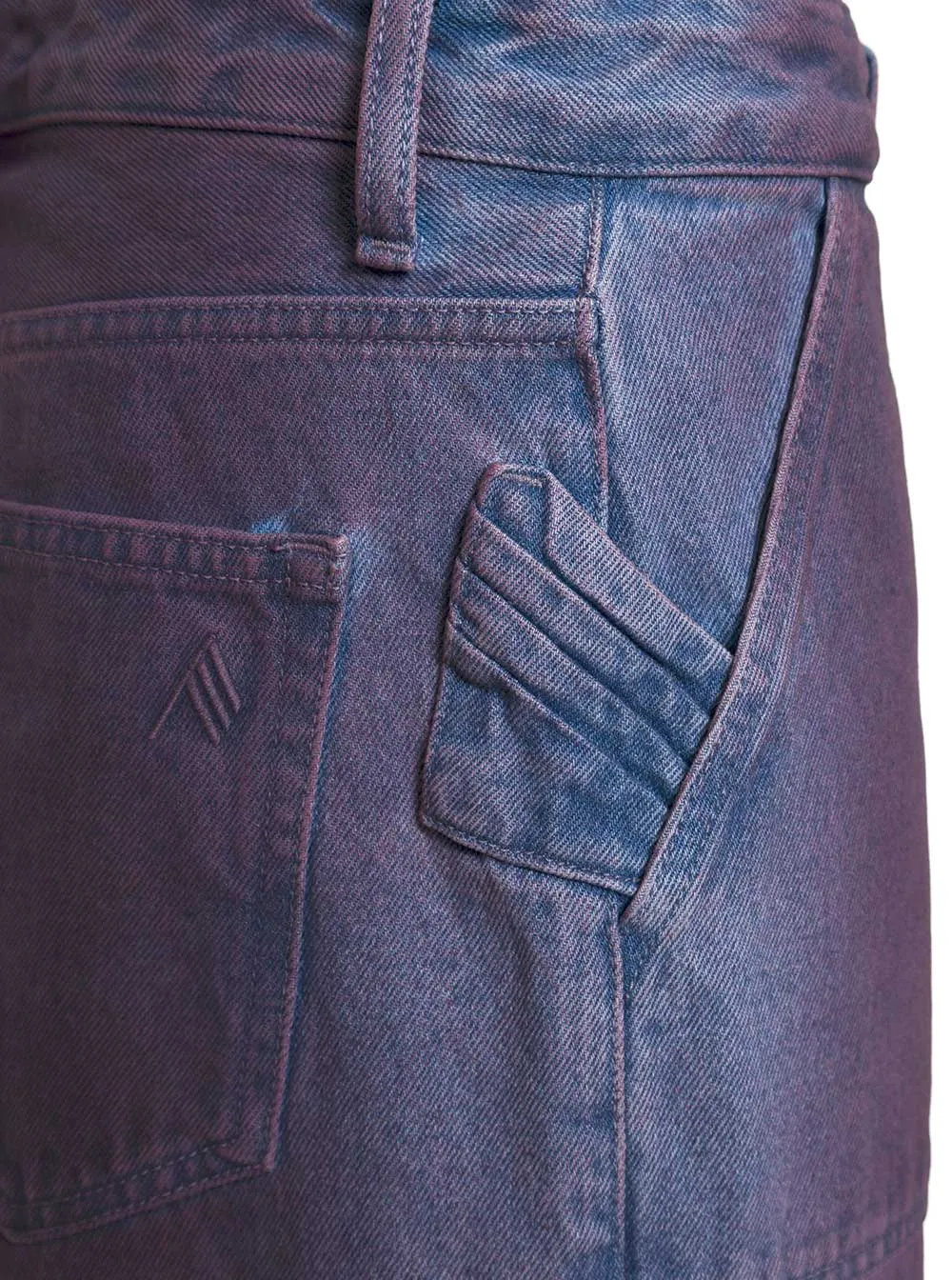 The Attico Nox Slit-Detailed Cargo Jeans