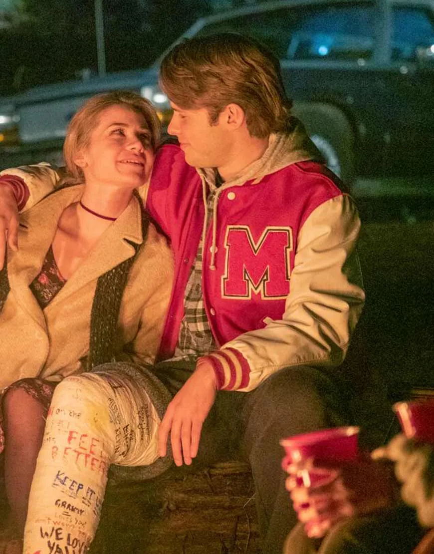 This Is Us S04 Kevin Varsity Jacket | Logan Shroyer Red Letterman Jacket