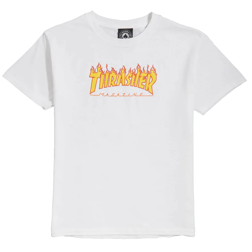 Thrasher Flame Logo Youth T-Shirt