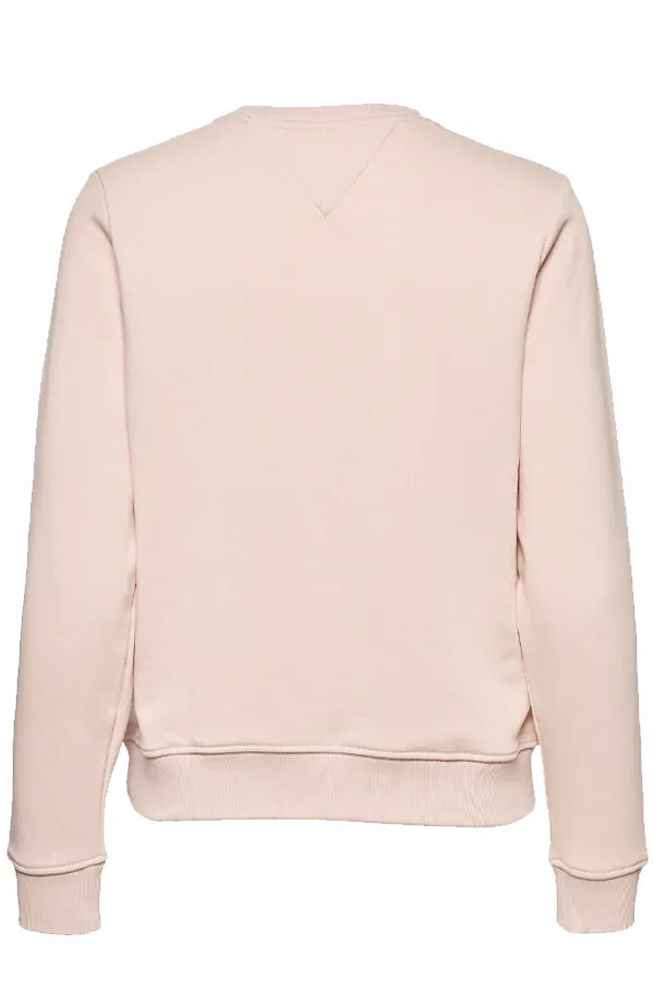 Tommy Hilfiger Women Middle Logo Sweatshirt Beige