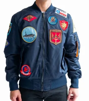 Top Gun Official Patches MA-1 Bomber Jacket