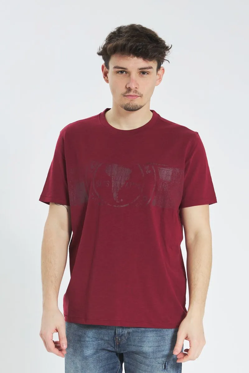 Tshirt Uomo Bordeaux