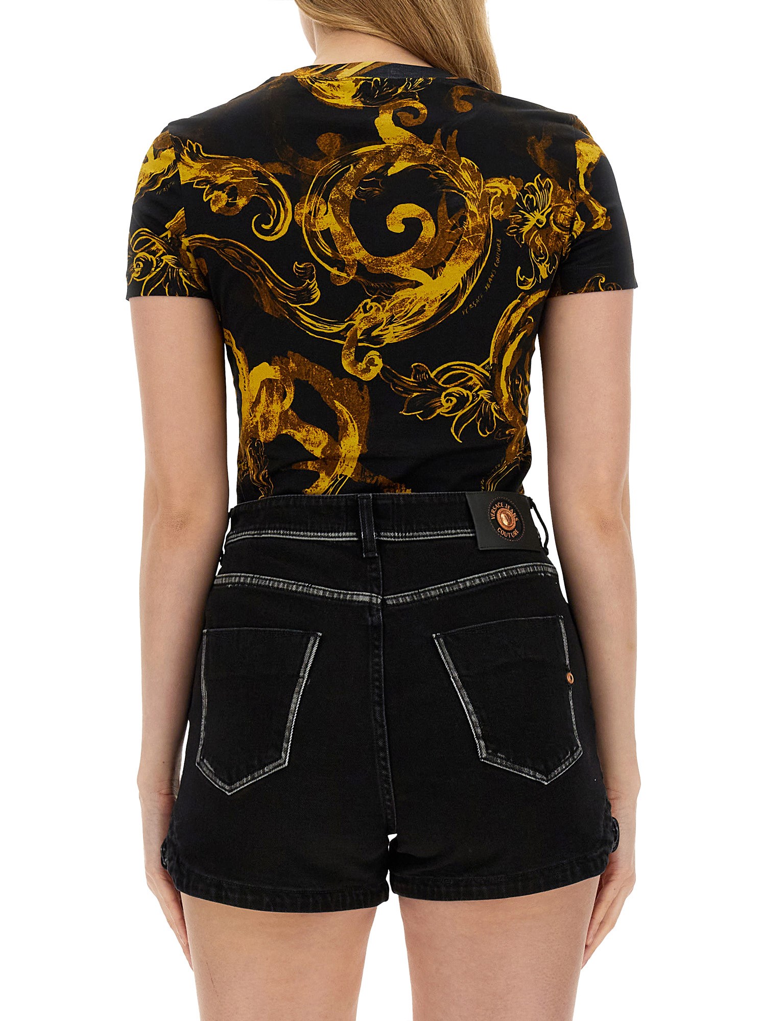 VERSACE JEANS COUTURE    T-SHIRT WITH LOGO