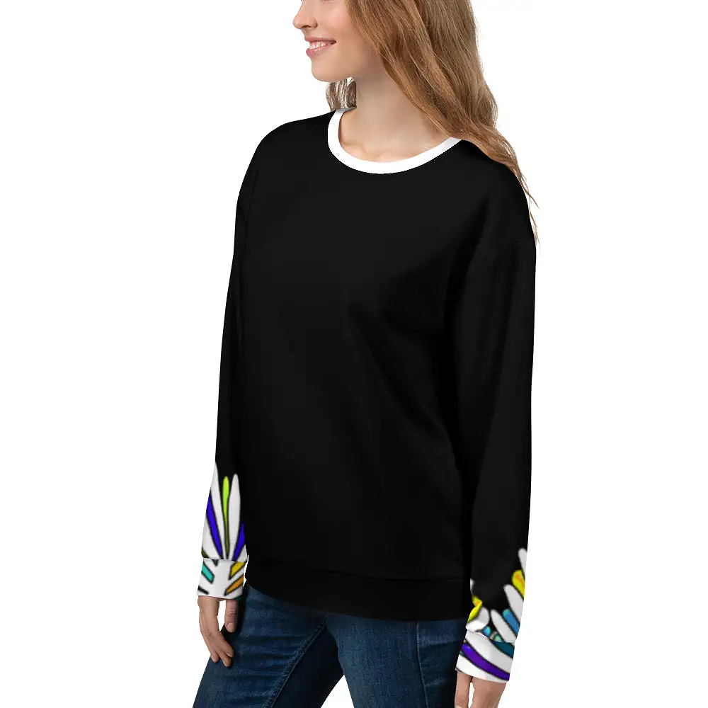 White Leaf Recycled Sweatshirt